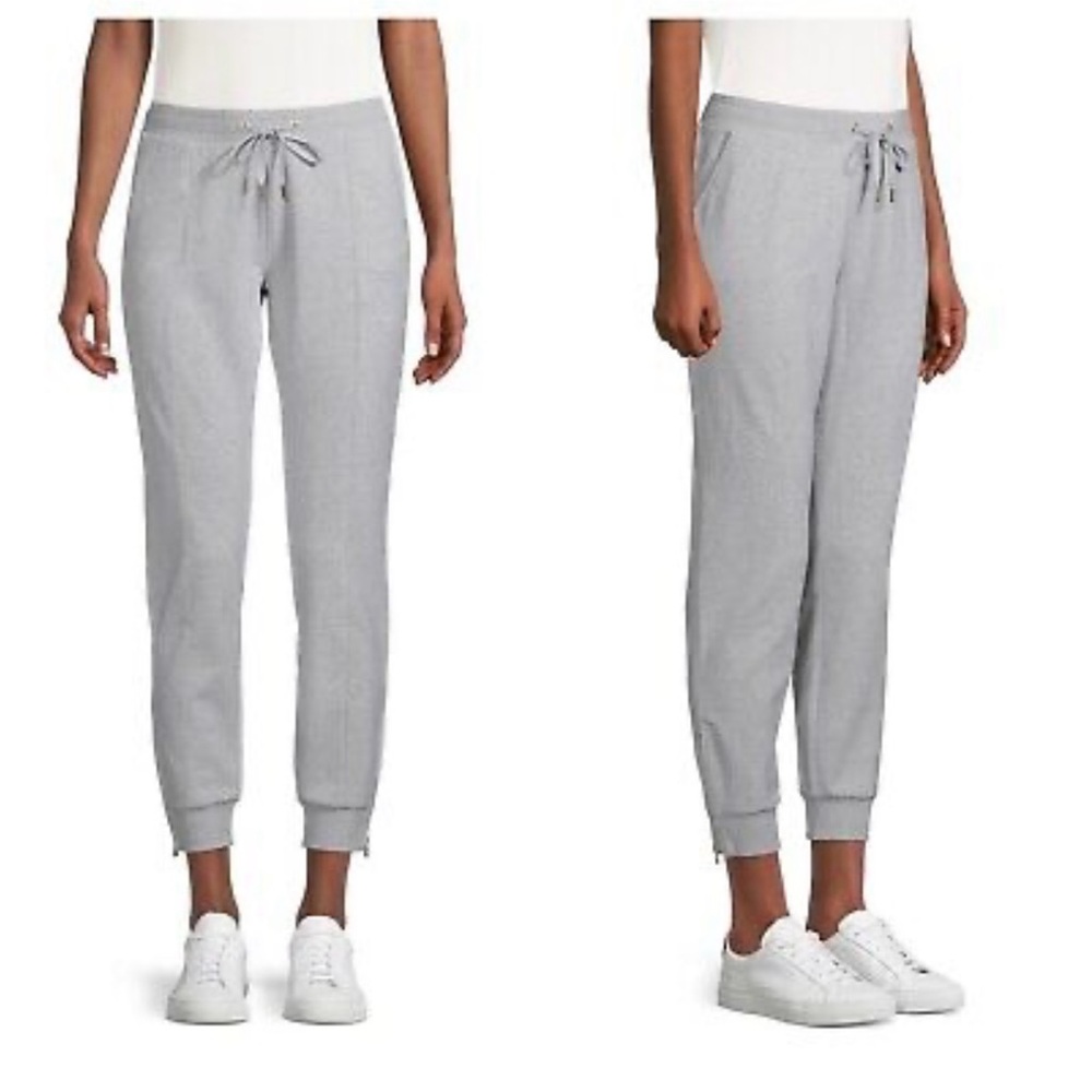 Lilly Pulitzer Evia Shimmer Joggers with Elastic and Zip Cuffs